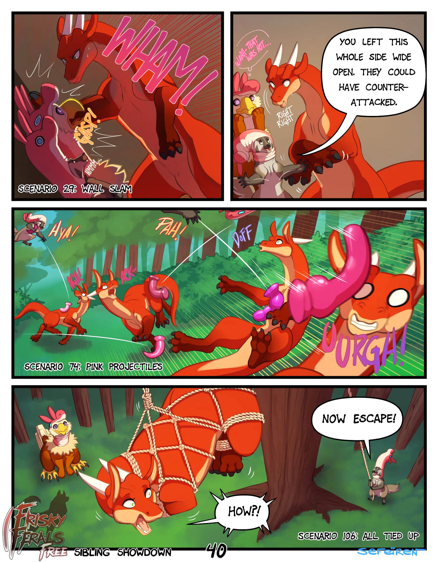 Frisky Ferals - Sibling Showdown page 40