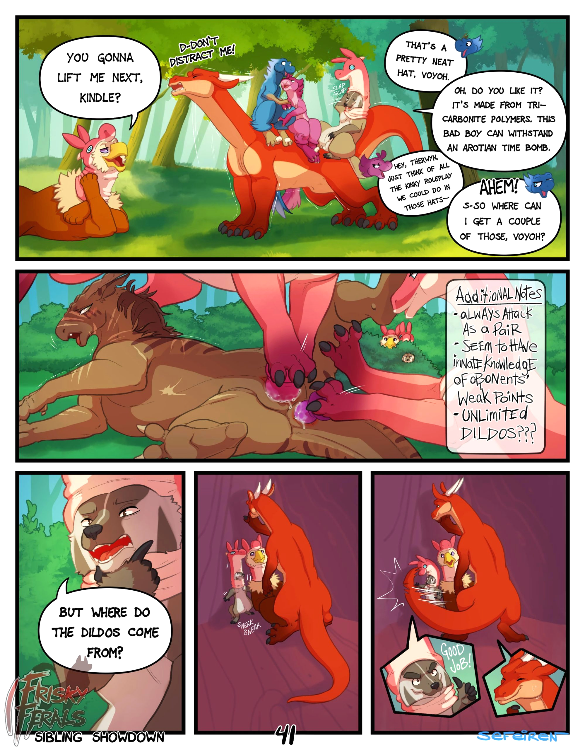 Frisky Ferals - Sibling Showdown page 41