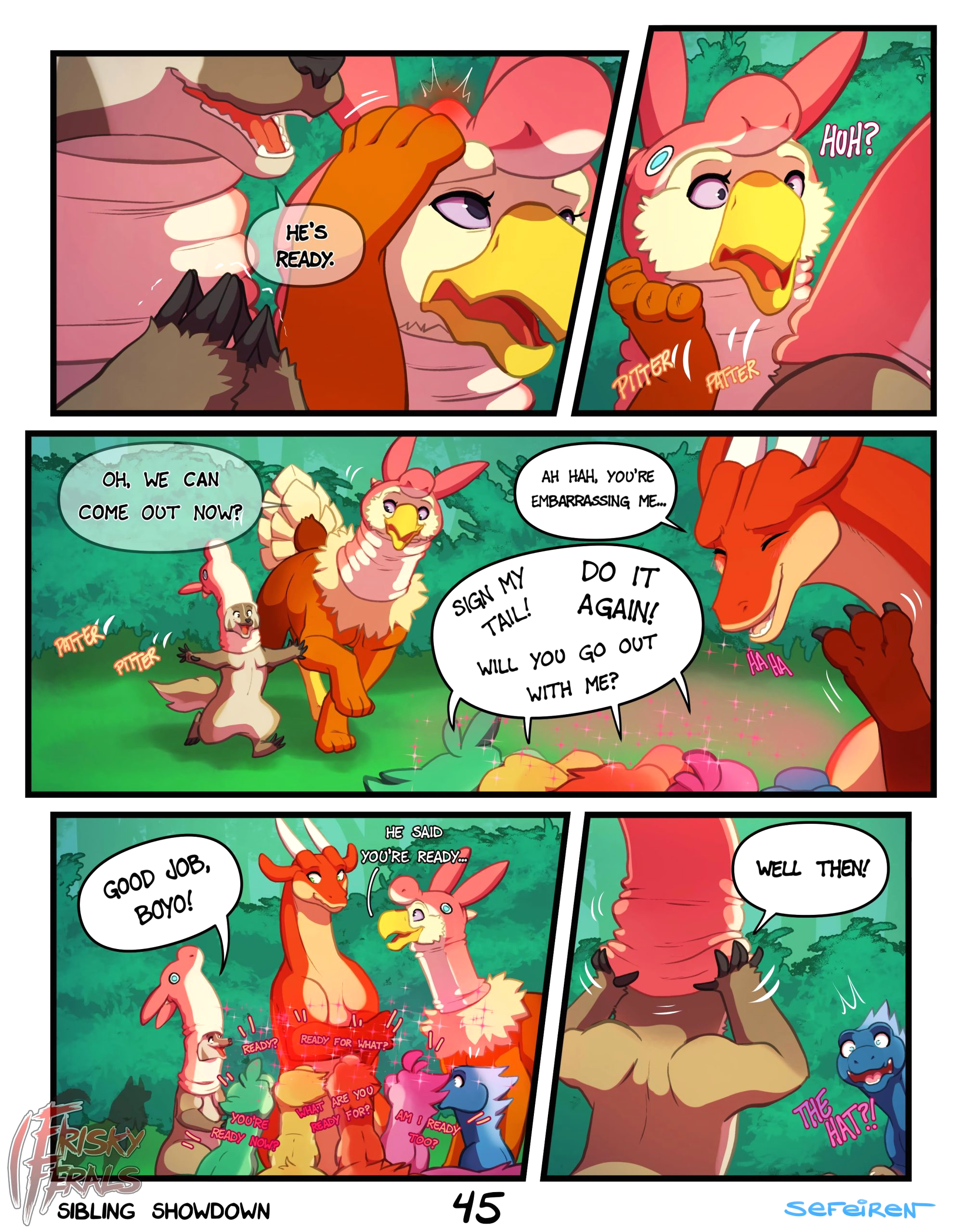Frisky Ferals - Sibling Showdown page 45