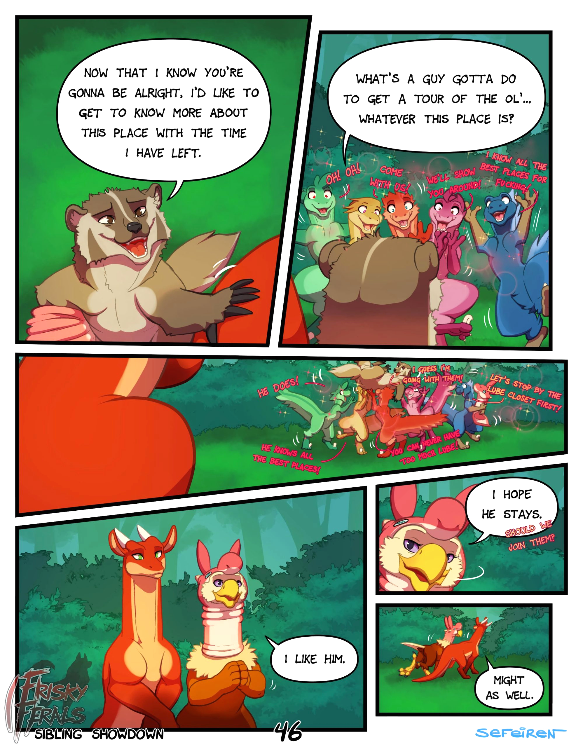 Frisky Ferals - Sibling Showdown page 46
