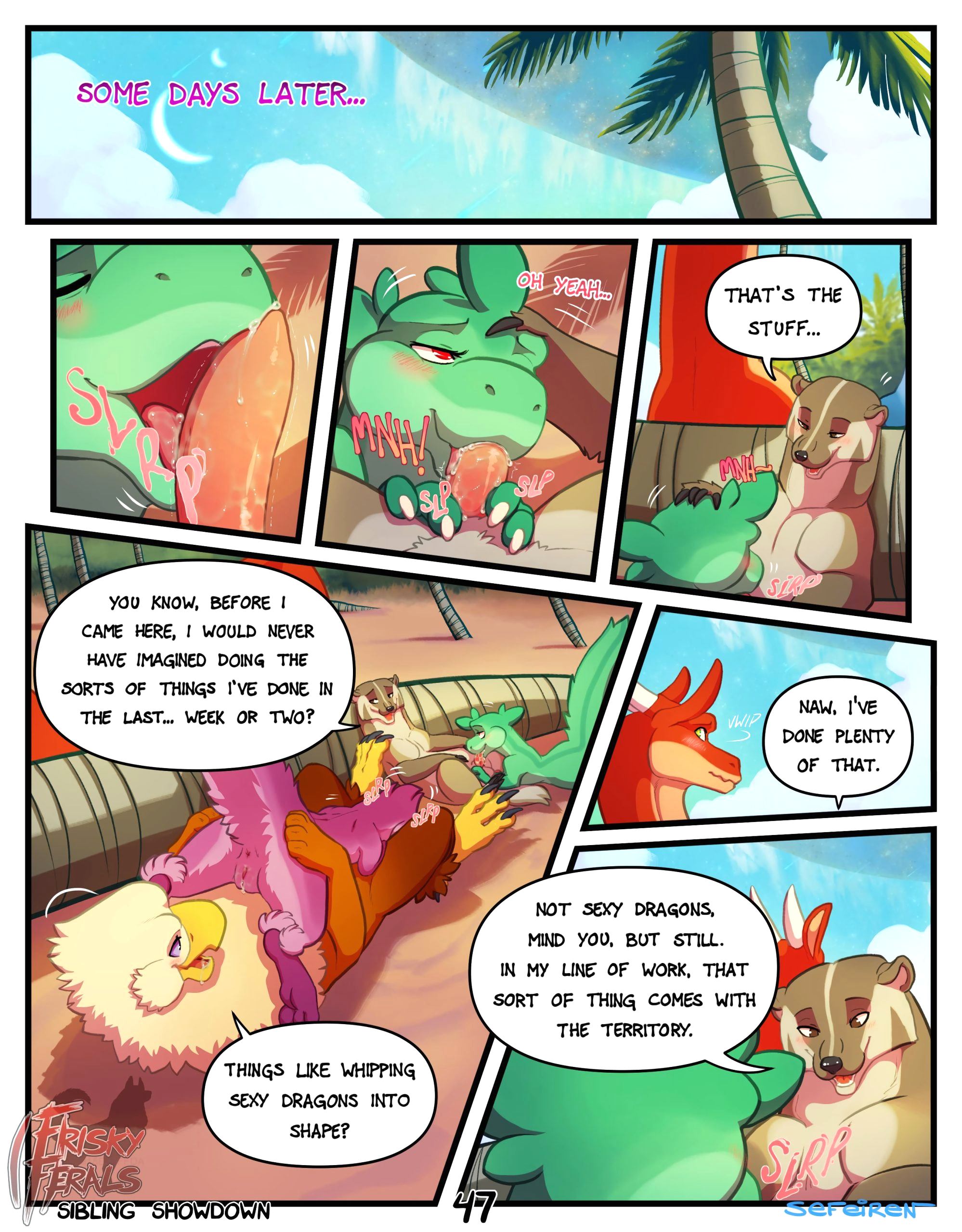 Frisky Ferals - Sibling Showdown page 47