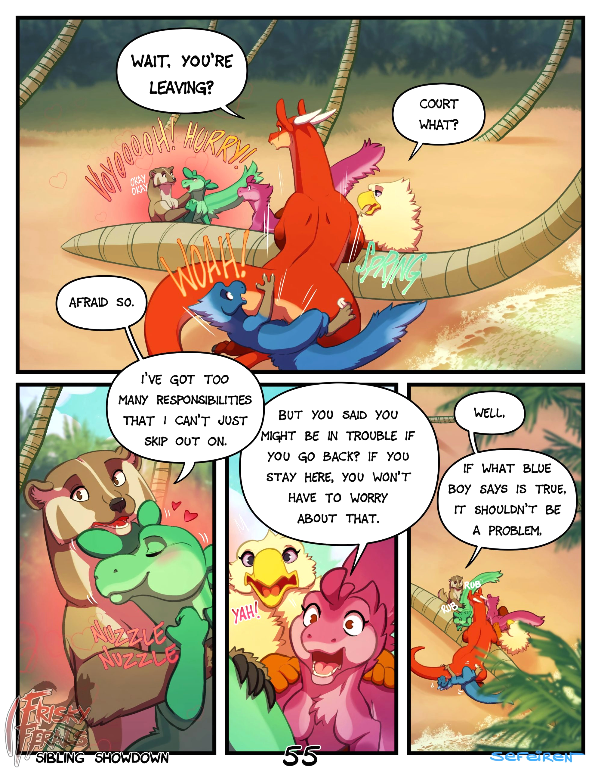 Frisky Ferals - Sibling Showdown page 55