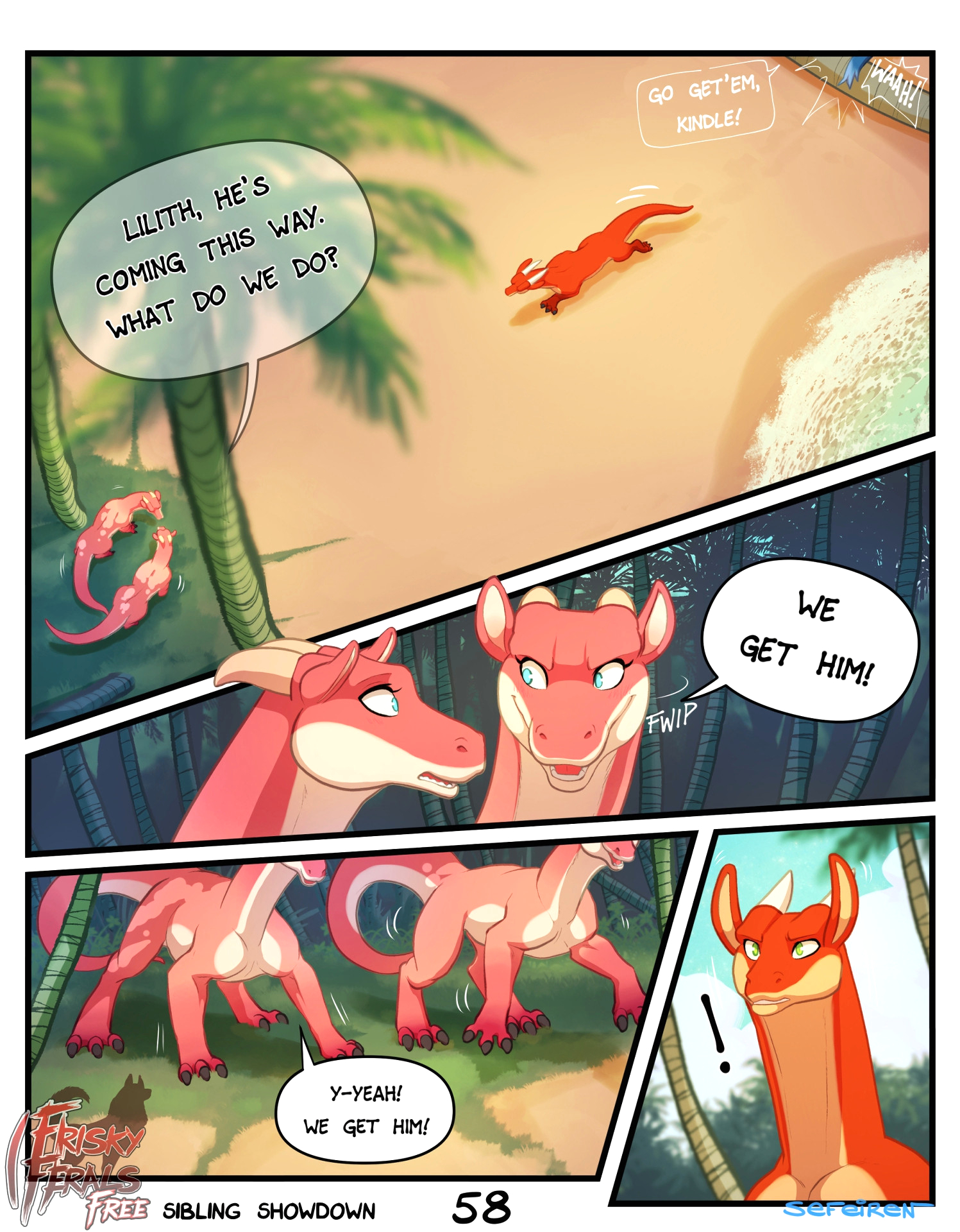 Frisky Ferals - Sibling Showdown page 58