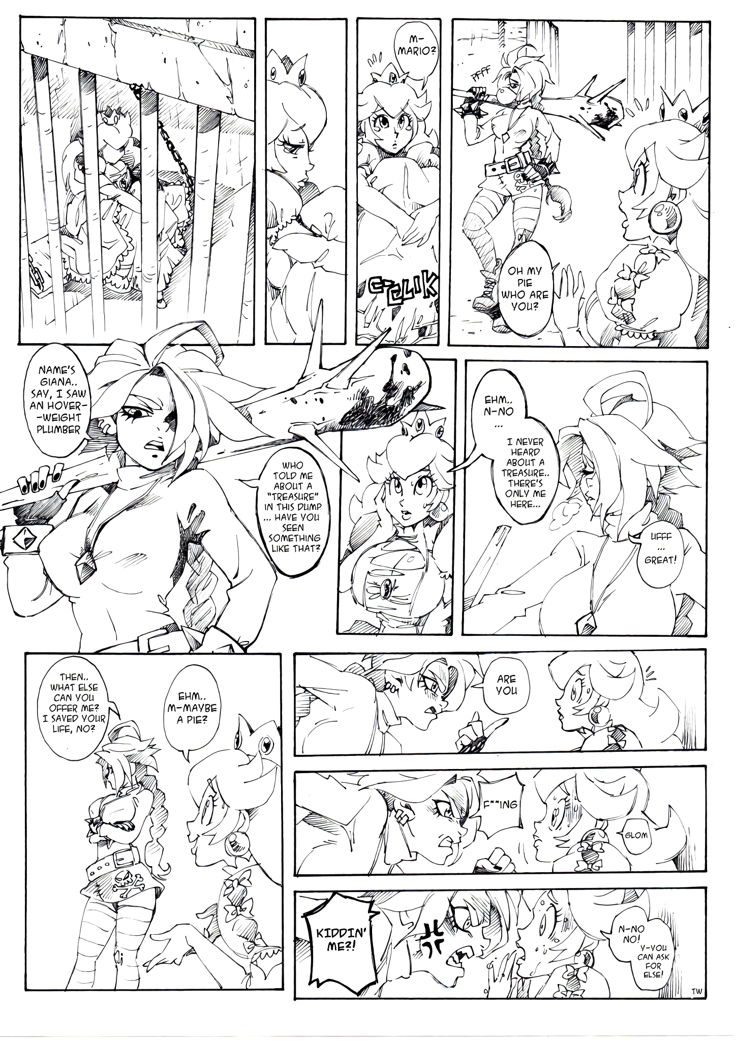 Giana X Peach page 1