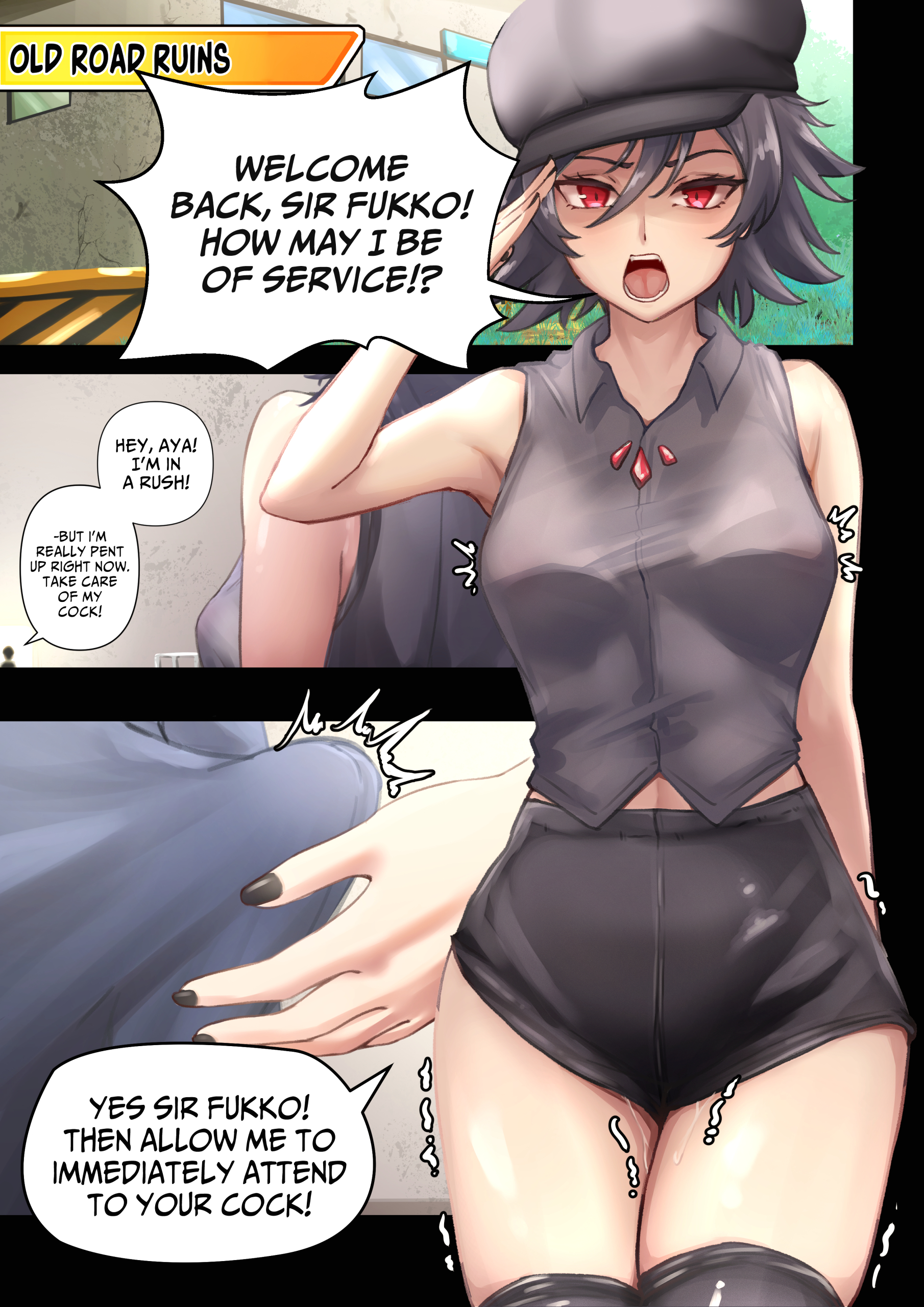 Quick Stop Cumdump Spot: Aya's Sexual Relief Service page 2