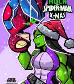 She-Hulk and Spidey X-Mas page 1