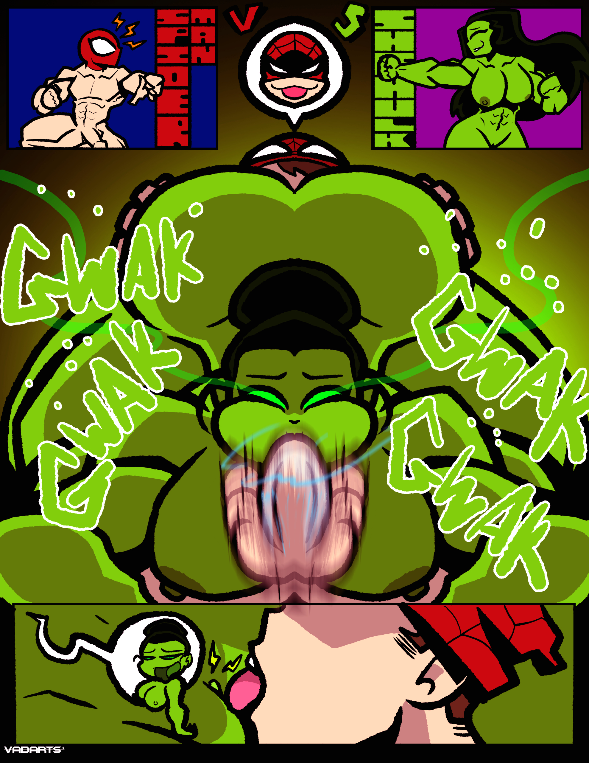 She-Hulk and Spidey X-Mas page 5
