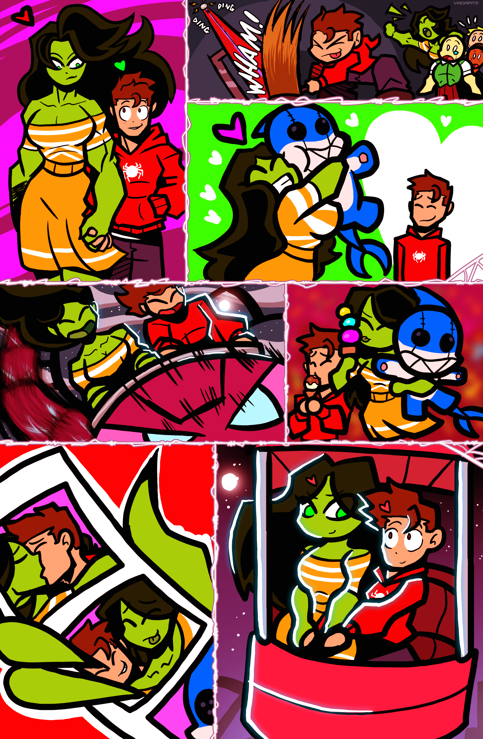 She-Hulk and Spidey X-Mas page 8