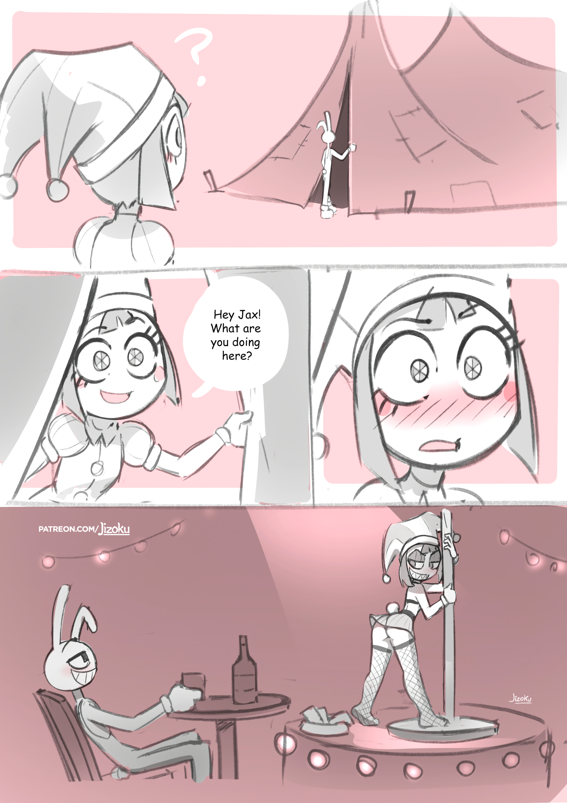 The Amazing Digital Circus Sketches page 39