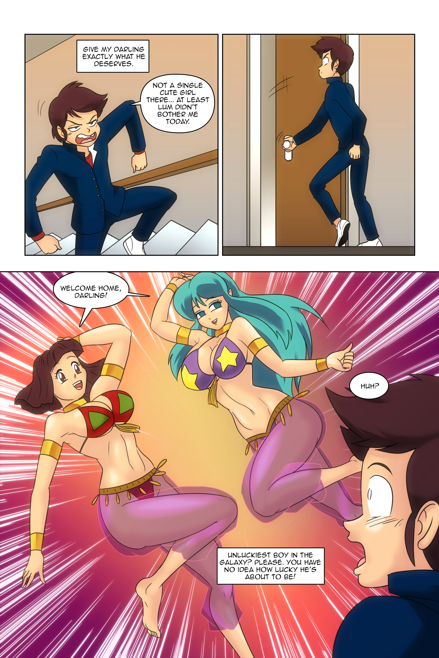 Urusei Yatsura - Harem Comic page 10