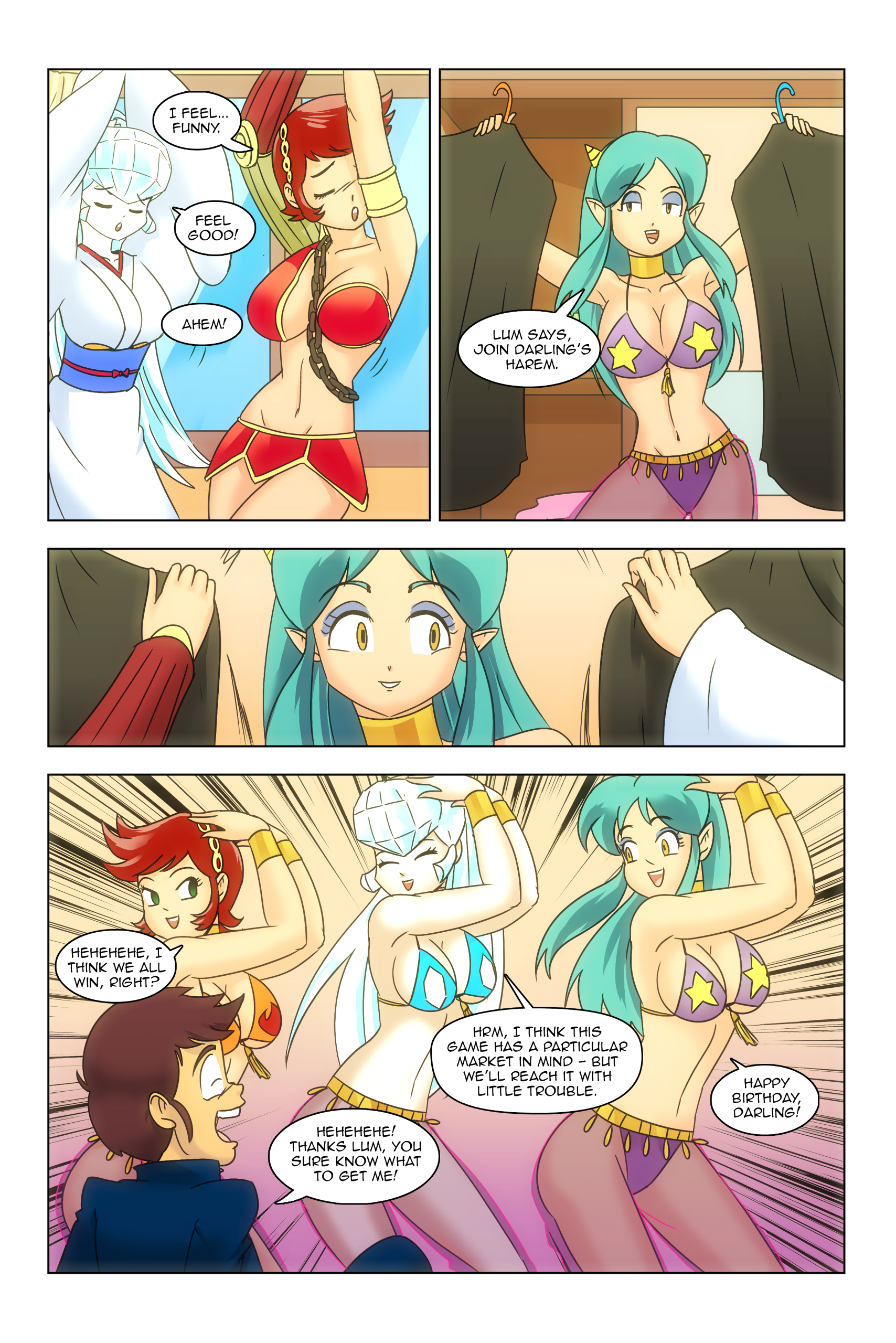 Urusei Yatsura - Harem Comic page 52