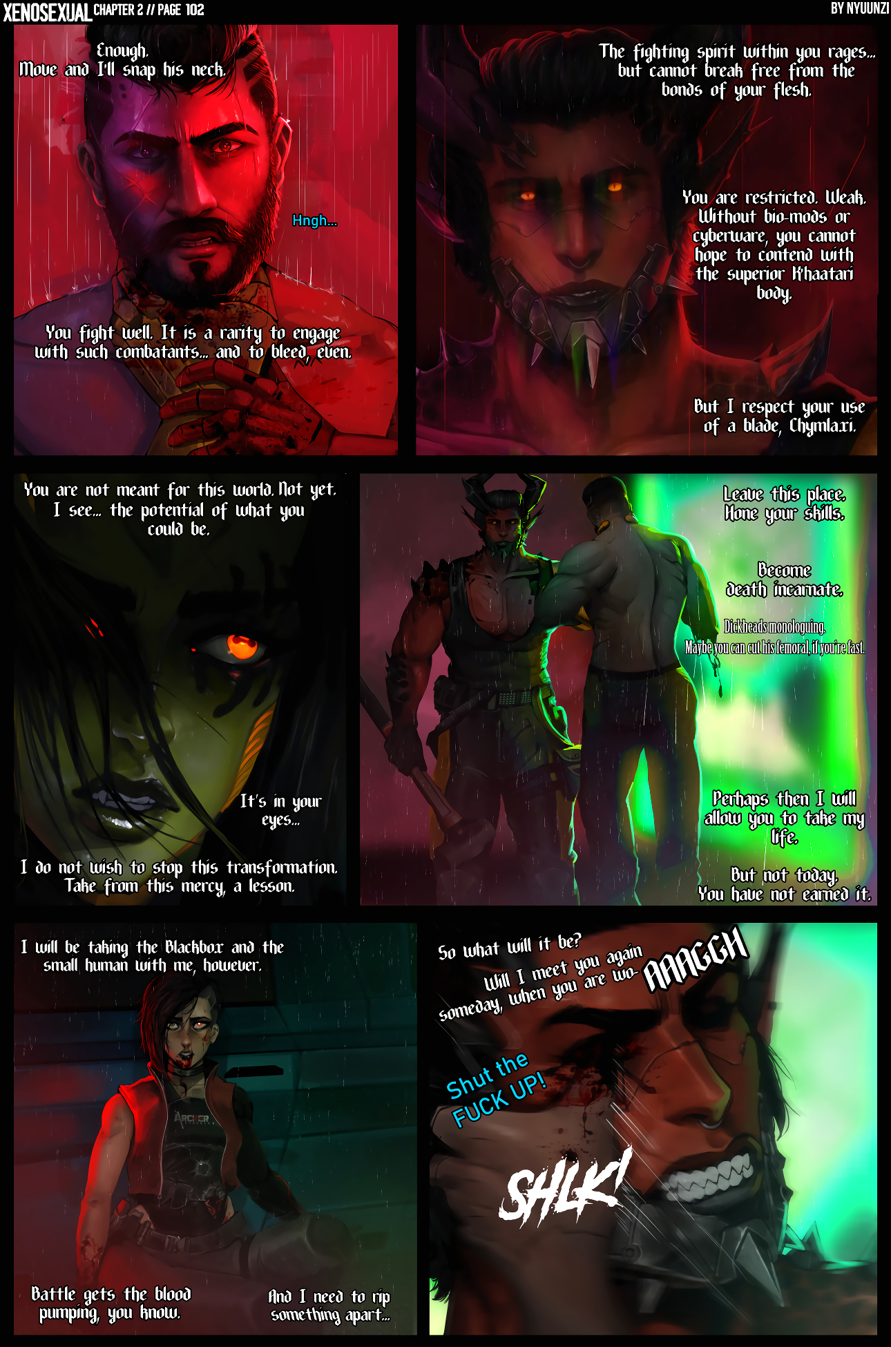 Xenosexual 2: OZURIE - Porn Comics page 103