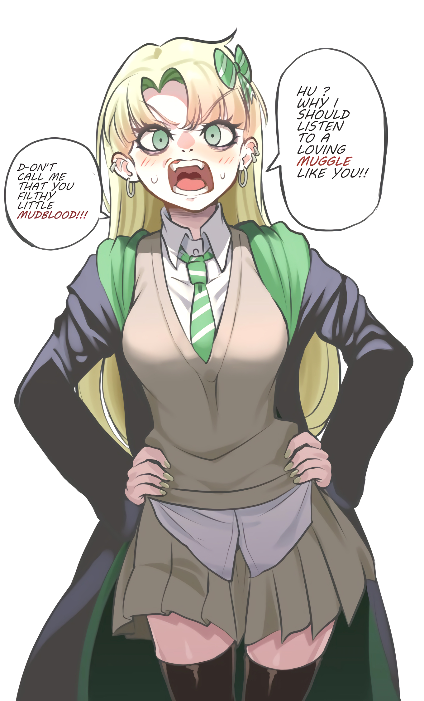 Female Draco Malfoy doesn't like you page 1