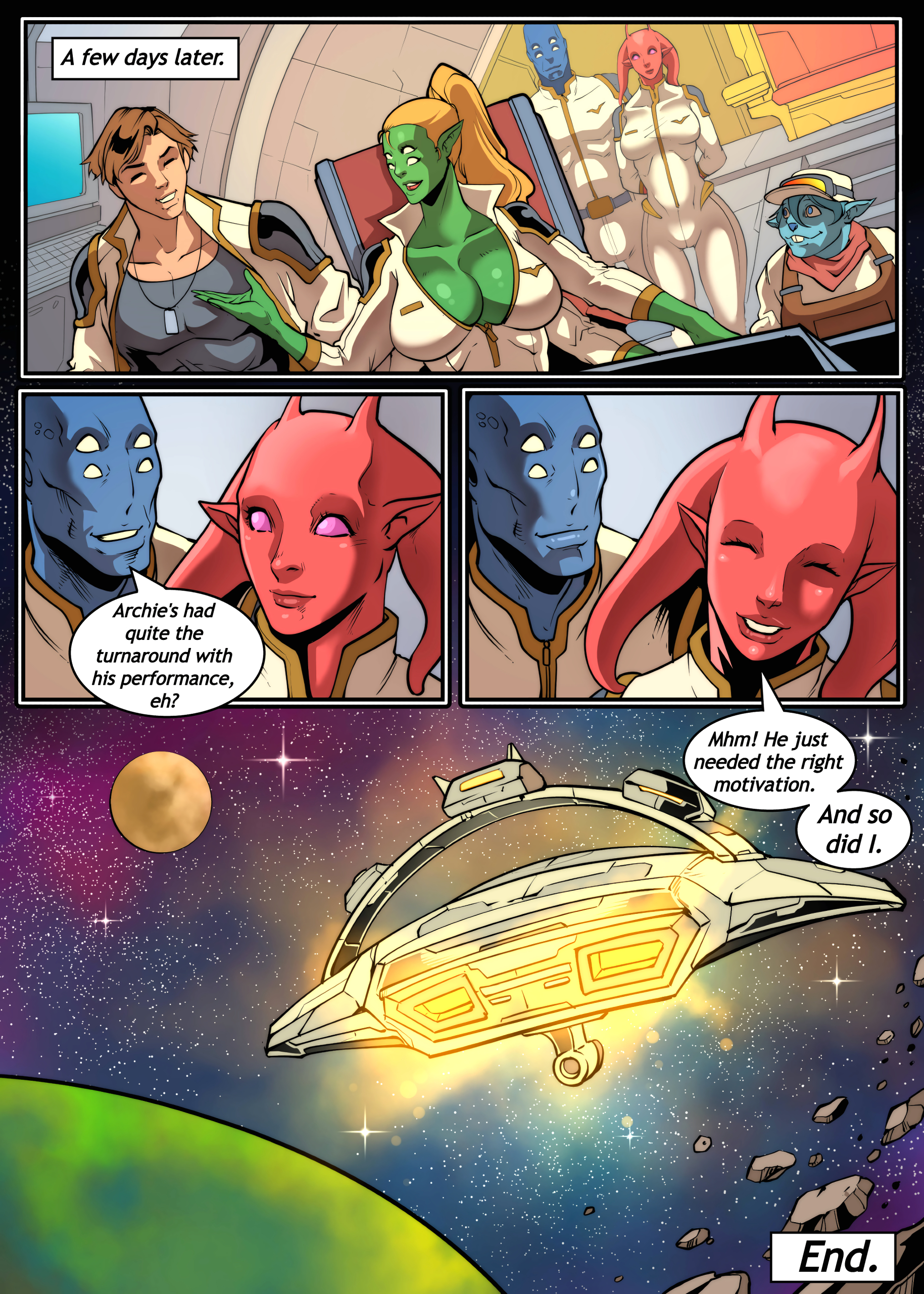 Galaxy of Scum: A Well-Oiled Ship page 14
