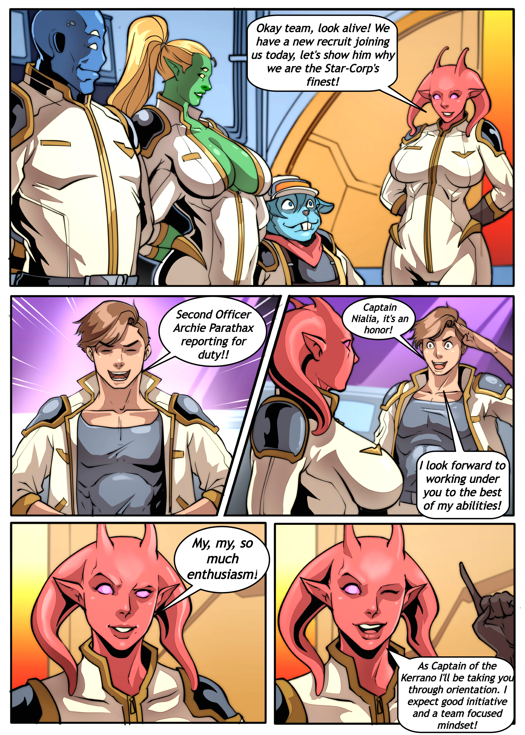 Galaxy of Scum: A Well-Oiled Ship page 4