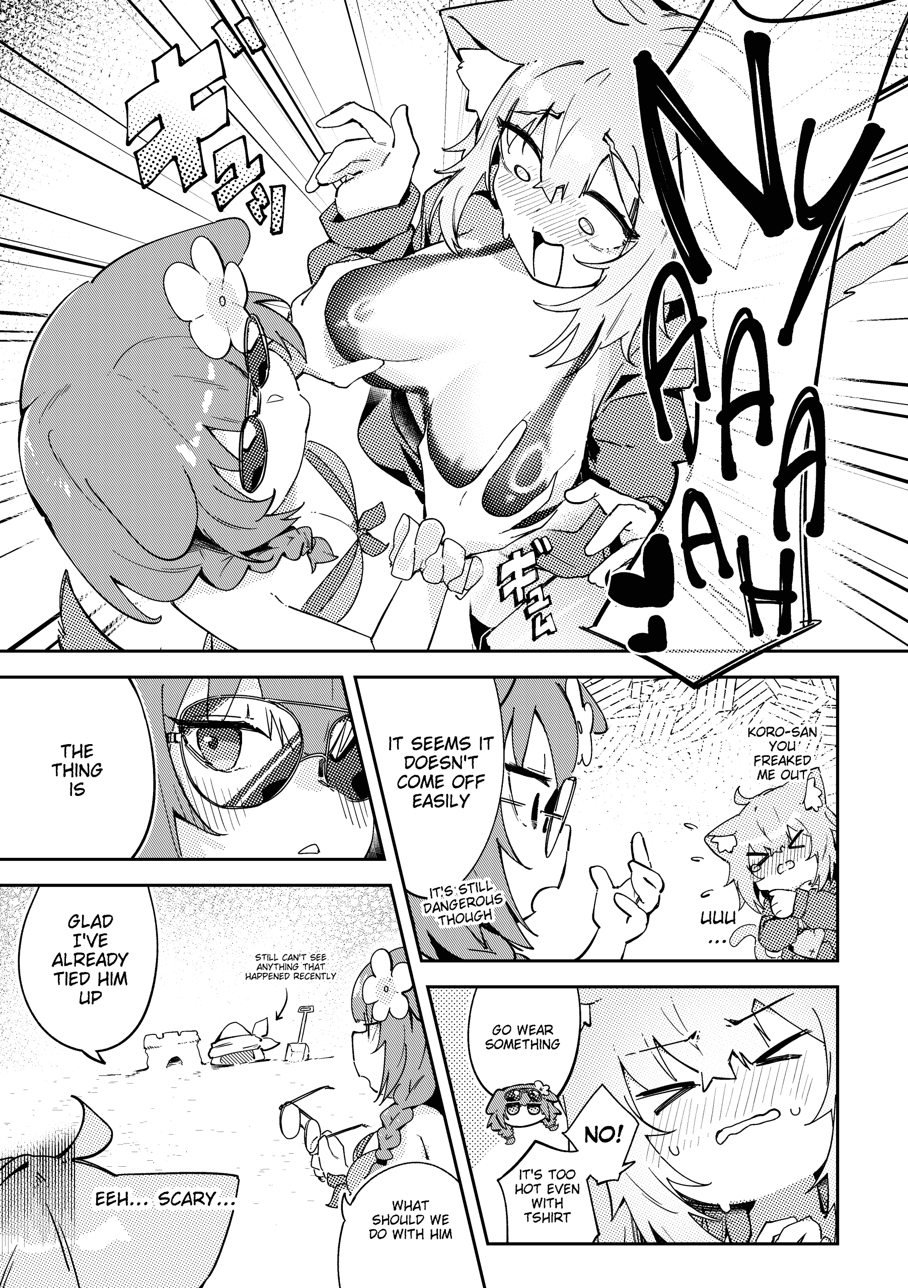OkaKoro and a HOT And STICKY Summer Vacation page 7