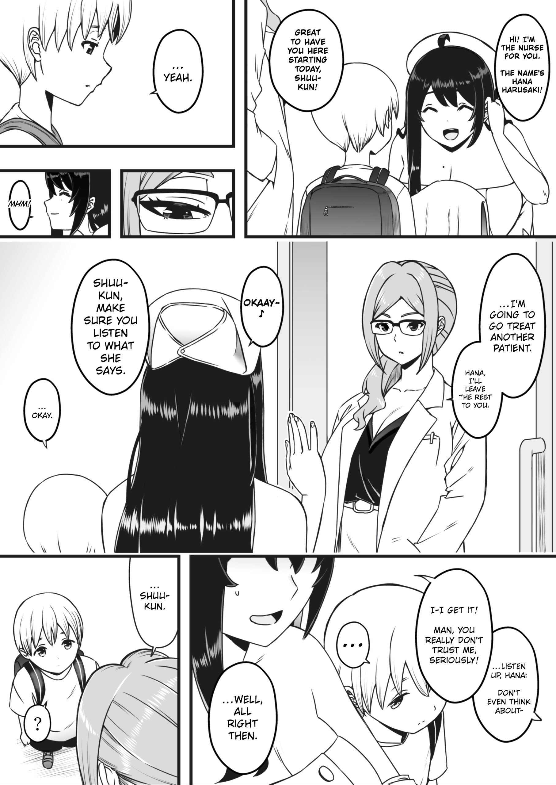 Sperm-Squeezing Clinic Staffed with Total Cumsluts! page 4