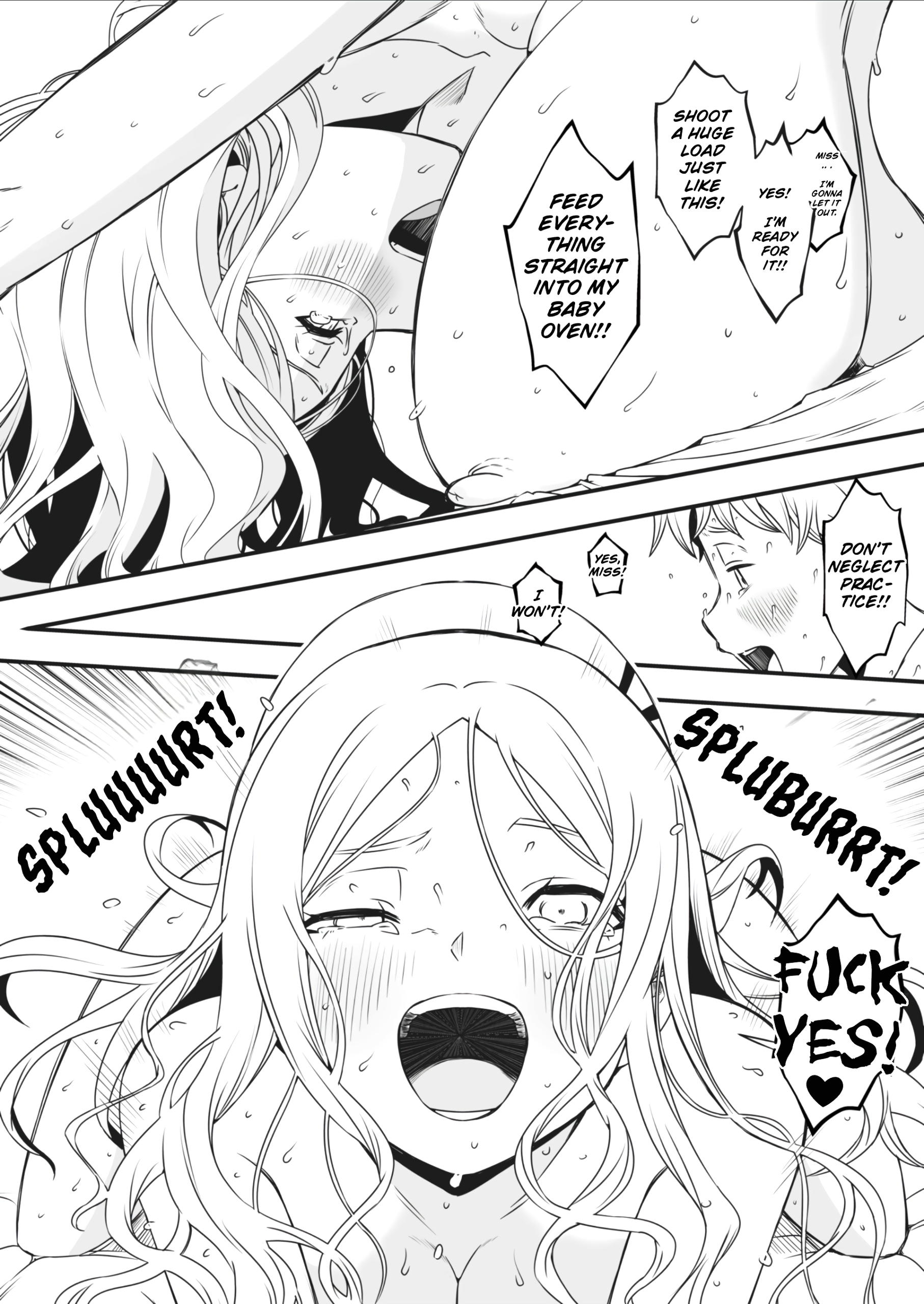 Sperm-Squeezing Clinic Staffed with Total Cumsluts! page 58