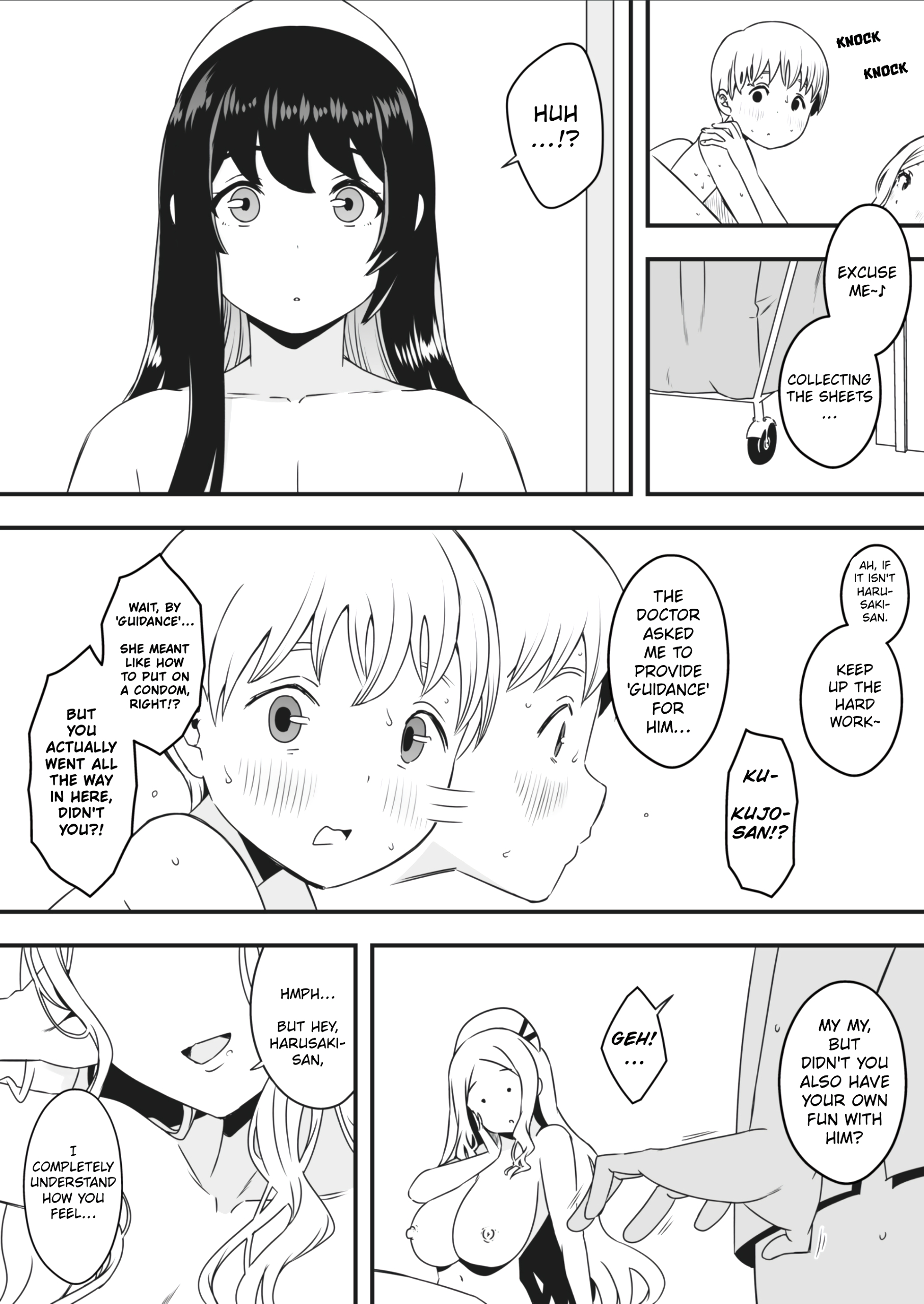 Sperm-Squeezing Clinic Staffed with Total Cumsluts! page 62