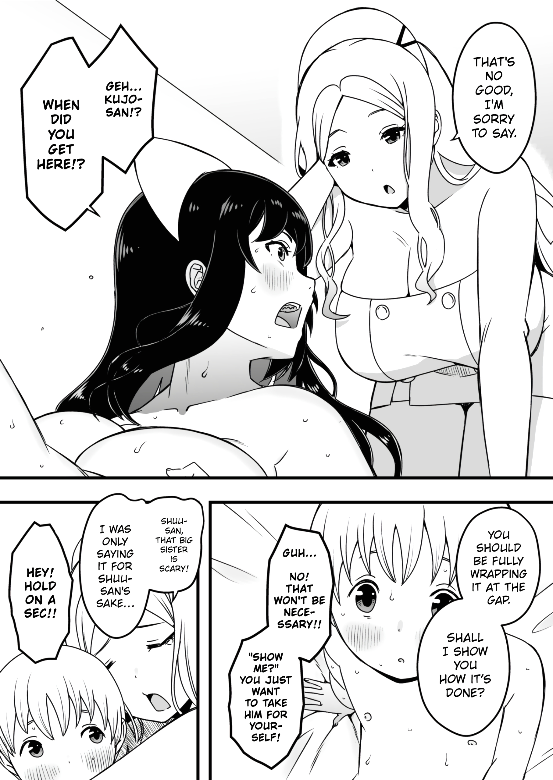 Sperm-Squeezing Clinic Staffed with Total Cumsluts! page 65