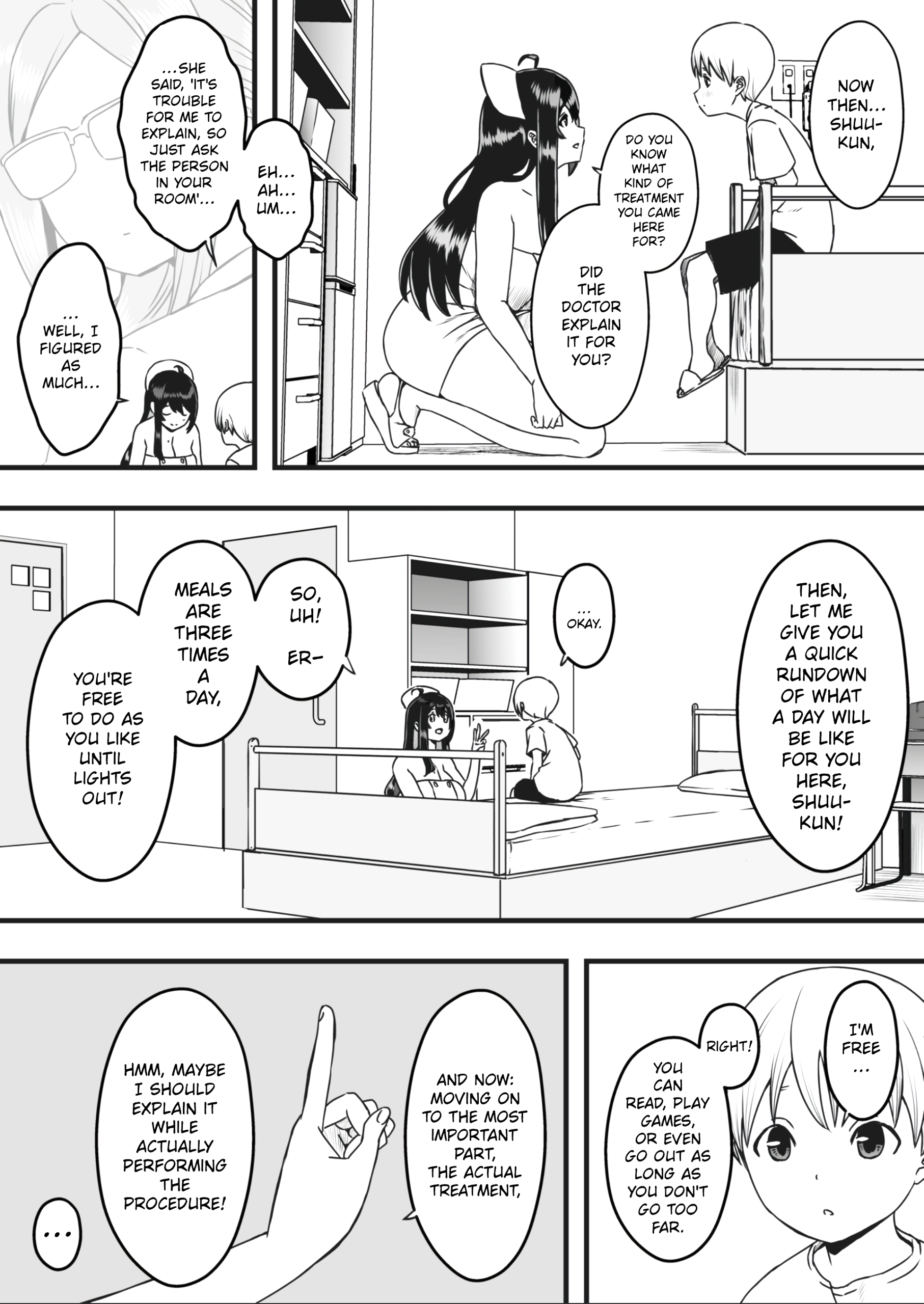 Sperm-Squeezing Clinic Staffed with Total Cumsluts! page 7