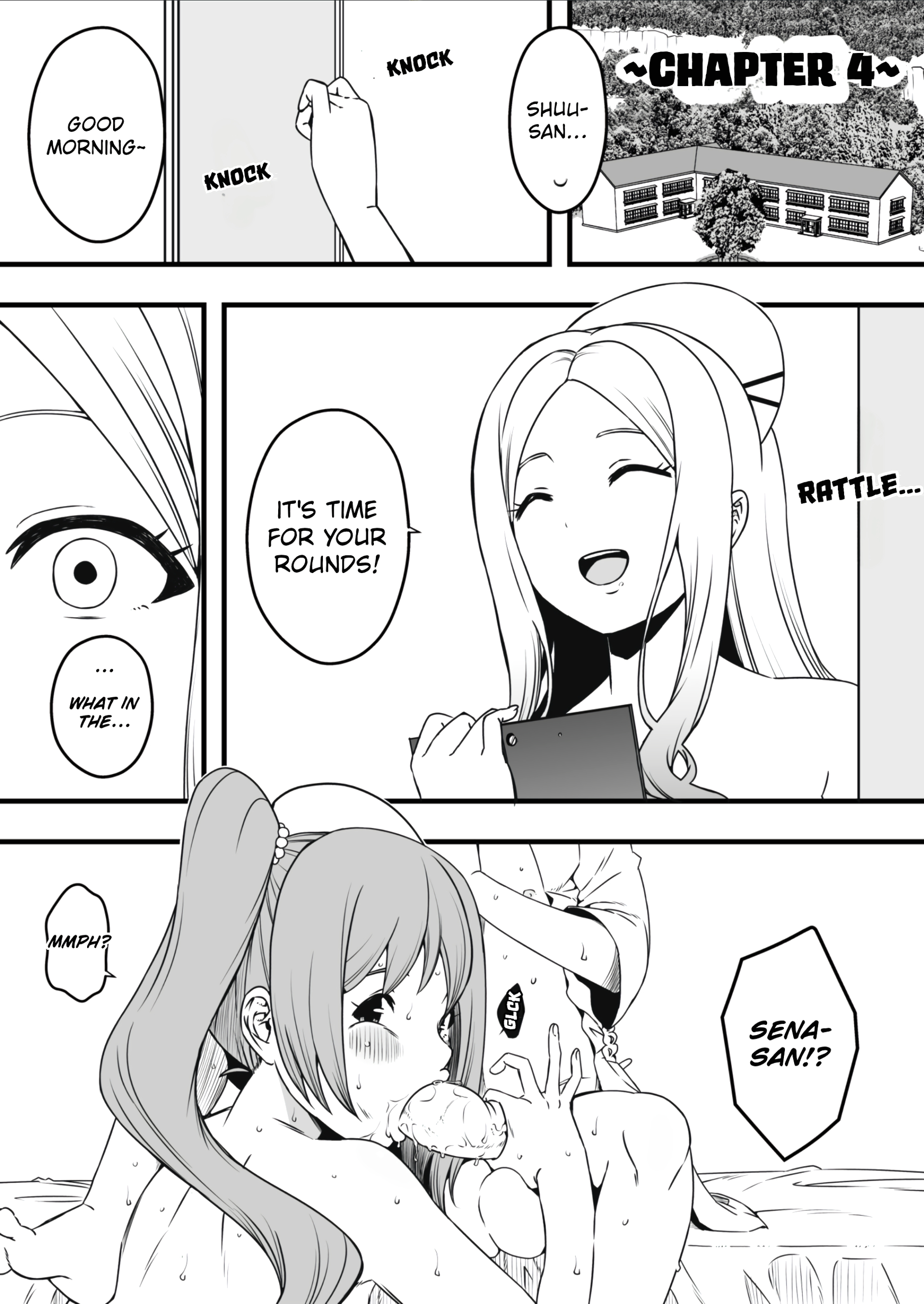 Sperm-Squeezing Clinic Staffed with Total Cumsluts! page 94