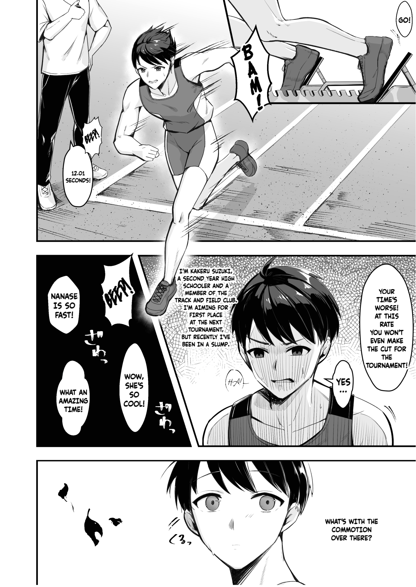 The Track and Field Girl with the Huge Boobs Can't Disobey Her Senpai! page 2