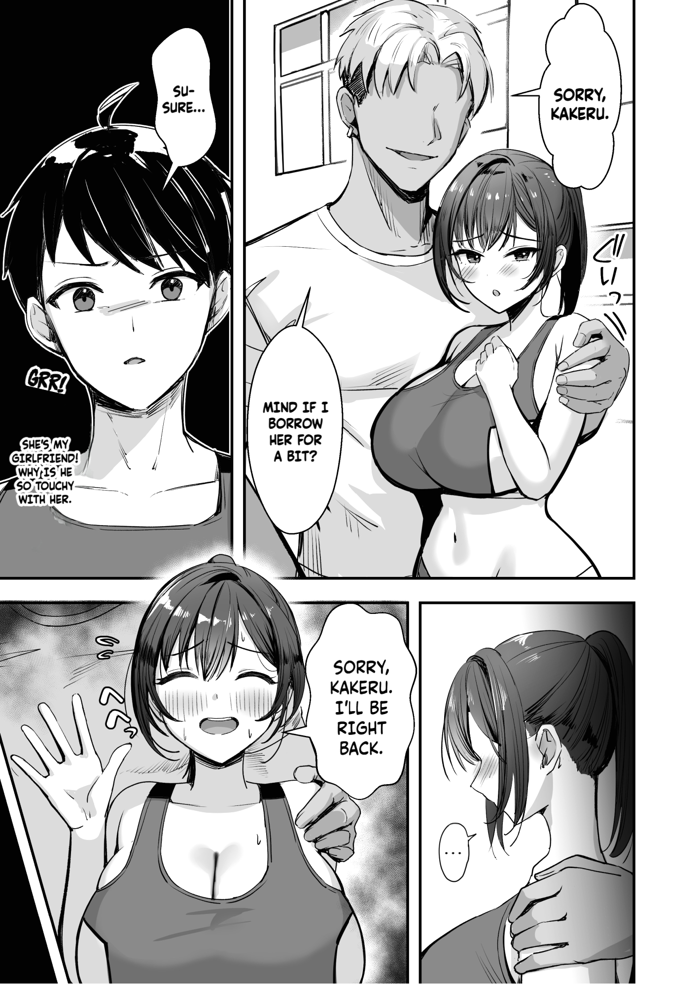 The Track and Field Girl with the Huge Boobs Can't Disobey Her Senpai! page 25