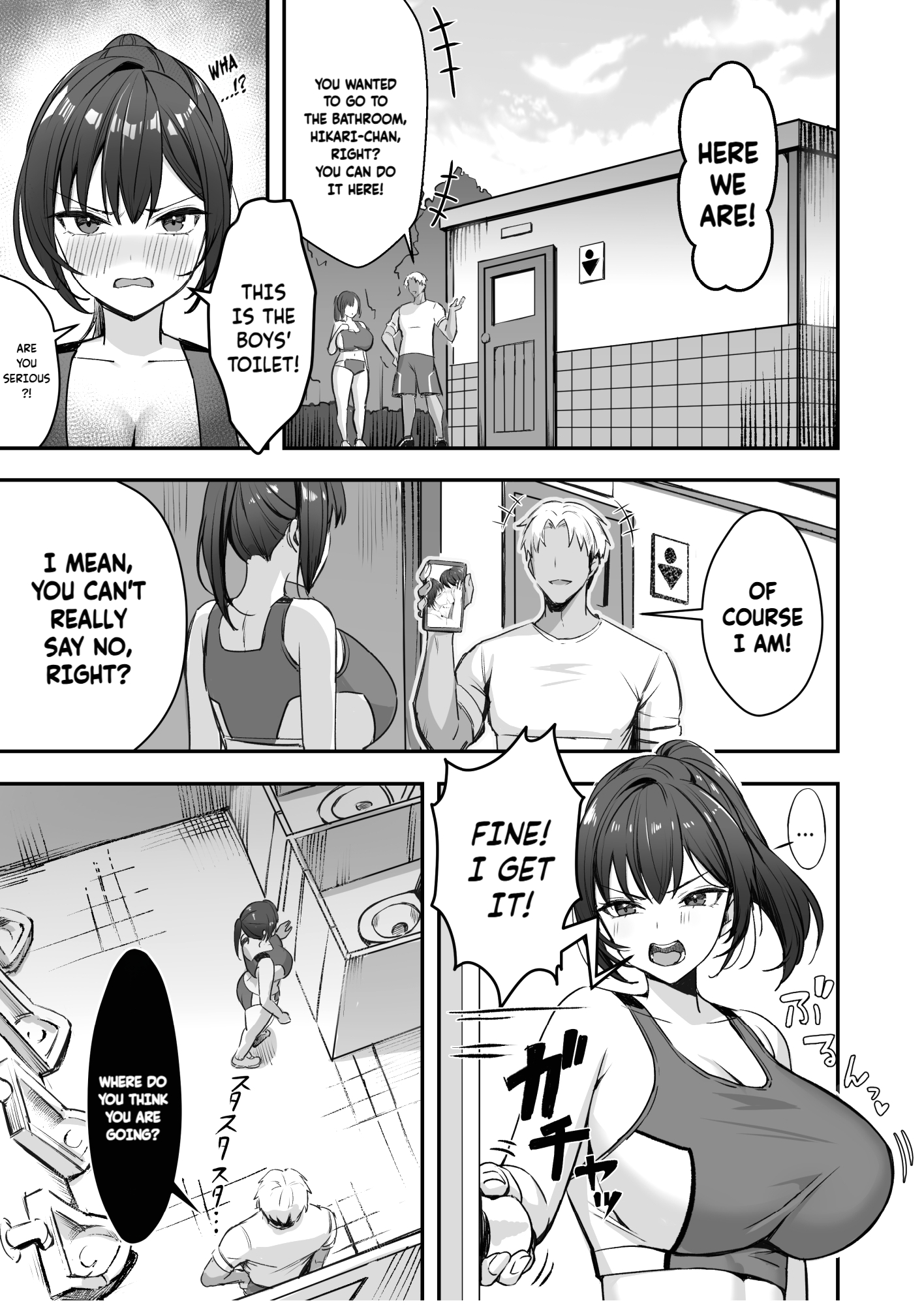 The Track and Field Girl with the Huge Boobs Can't Disobey Her Senpai! page 9