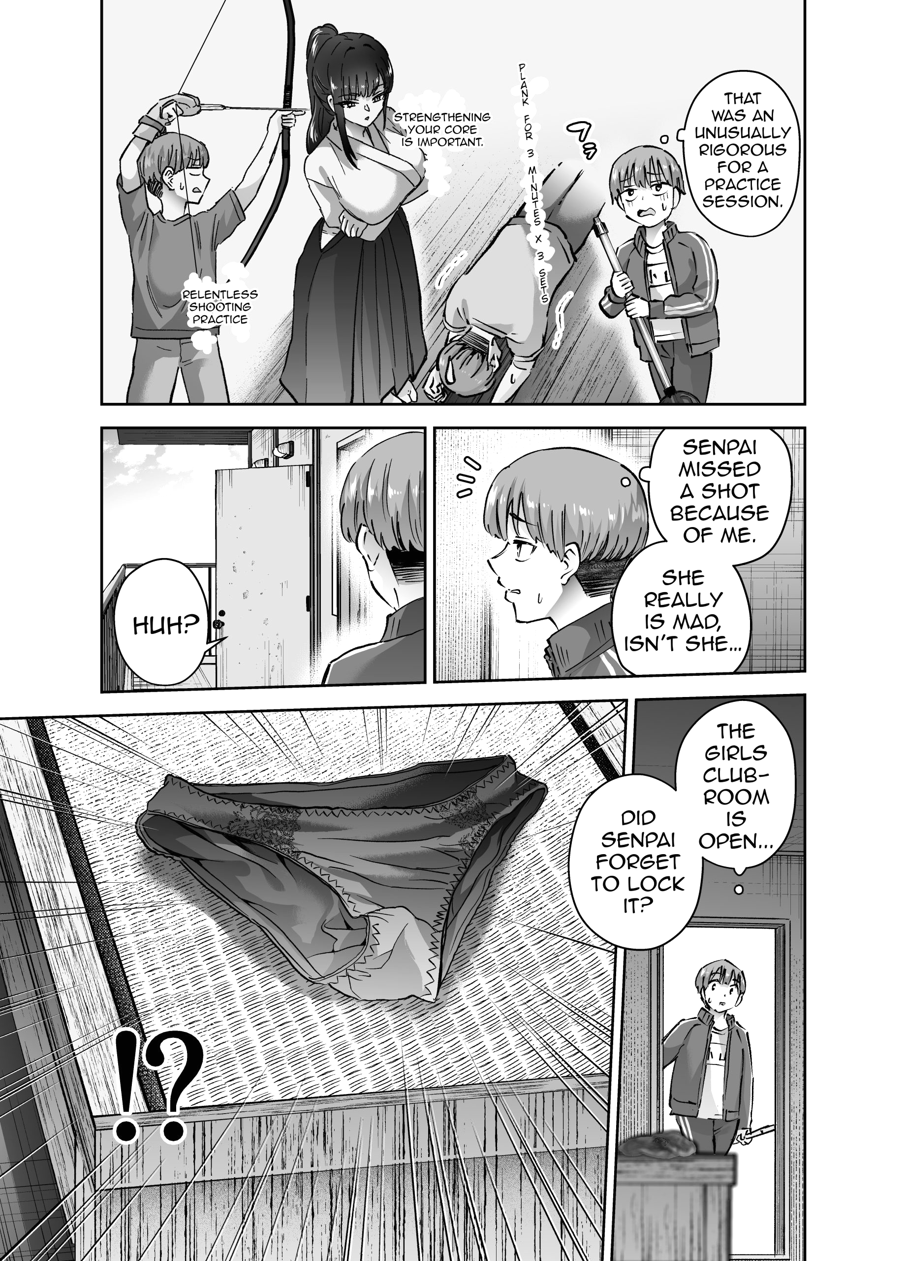 Turns Out the Seemingly Reserved Kyudo Club Senpai Only Wants to Have Sex with Me page 12