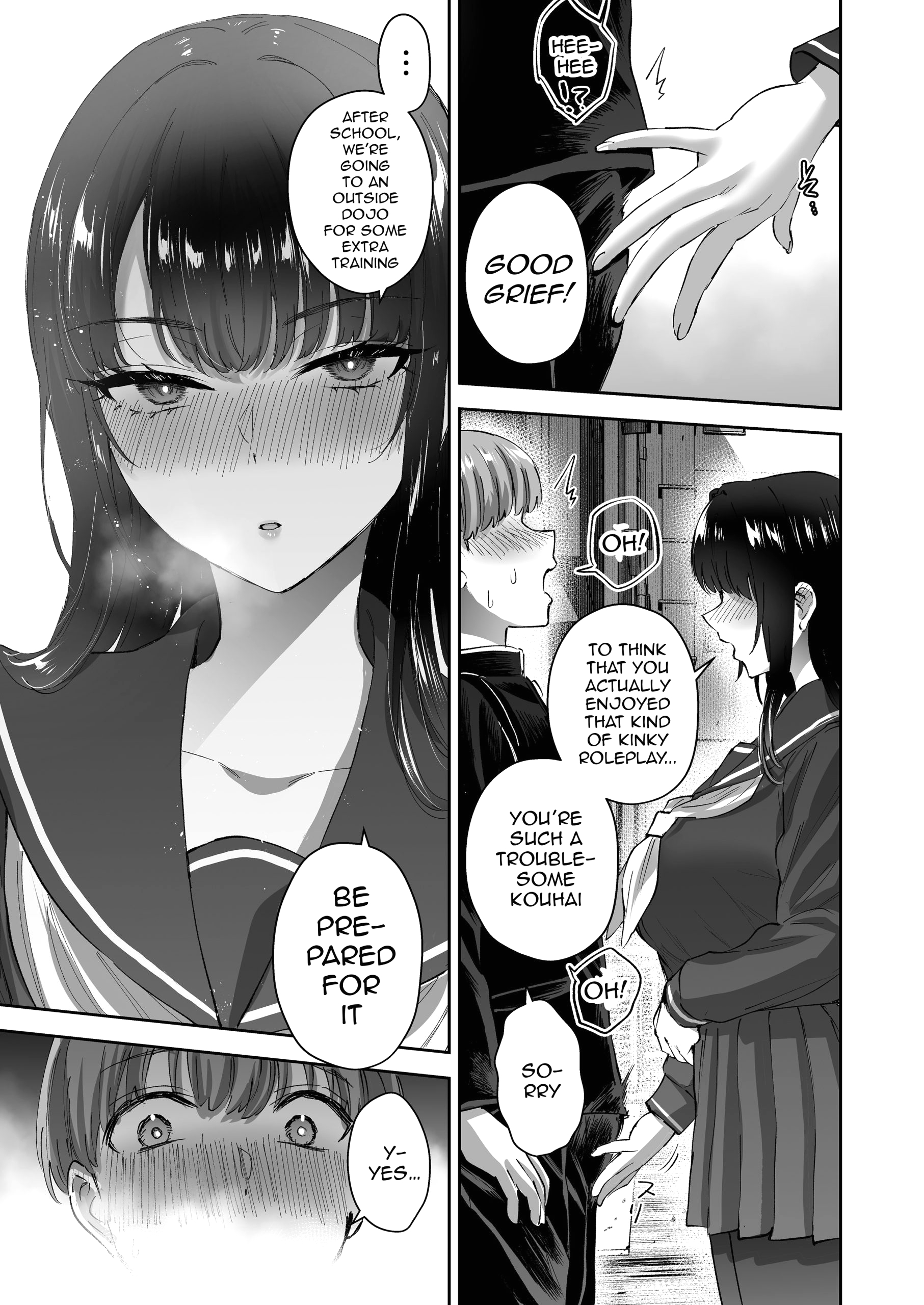 Turns Out the Seemingly Reserved Kyudo Club Senpai Only Wants to Have Sex with Me page 36